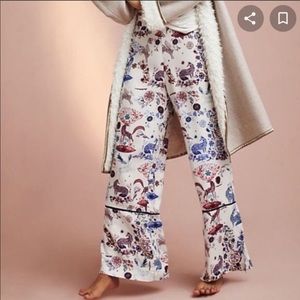 Anthropologie Lilka Wonderland Sleep Lounge Pants